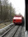 07.04.2007 - úsek Červenka - Moravičany: vozy od sanačního komplexu AHM 800 R Plasser & Theurer (z okna R 624 ''Vsacan'') © PhDr. Zbyněk Zlinský