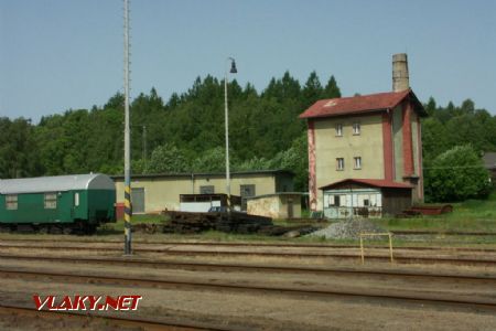 Rybniště - Bývalá výtopna-nyní traťový okrsek, 30.5.2008, © Jan Kubeš