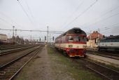 18.11.2008 - Hradec Králové hl.n.: 854.022 při objíždění soupravy Os 5509/Os 5512 z Turnova/do Turnova © Radek Hořínek