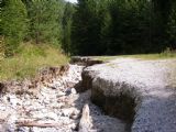 31. 8. 2008 - Zajfy, toto ostalo po tohtoročných povodniach v Raji, ryha má hĺbku cca 1,5 metra © Mgr. Michal Kočuta