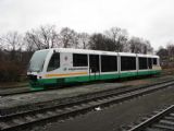 20.12.2008 - Karlovy Vary d.n.: odstavený RegioSprinter VT 31 společnosti Vogtlandbahn/Arriva jezdící pro Viamont na trati do Mariánských Lázní © PhDr. Zbyněk Zlinský