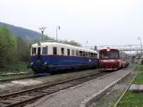 06.05.2006 - Kremnica: M 274.004 + Calm 5-0038 jako mim. R 30080 do Vrútok a 812.034-7 + 011.160-9 Os 7506 Zvolen os. st. - Vrútky © PhDr. Zbyněk Zlinský © PhDr. Zbyněk Zlinský