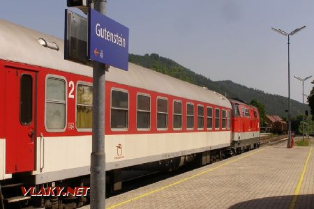 Konec lokomotivou vedených vlaků do Gutensteinu
