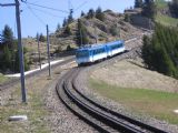 8.5.2008 - Rigi - najstaršia zubačka v Európe, súbežný úsek trate ''červenej'' a ''modrej'' zubačky © František Halčák