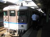 22.09.2008 - Hirošima - Miyajimaguchi, vlak JR Sanyo Line © Miket