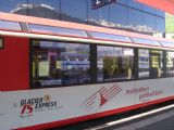 9.5.2008 - Žel. st. Visp, Glacier Express do Zermatu, spol. MGB (Matterhorn Gotthard Bahn) © František Halčák