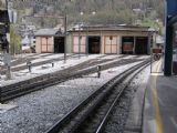 9.5.2008 - Zermat, depo zubačky na Gornergrat, spol. GGB (Gornergrat Bahn) © František Halčák