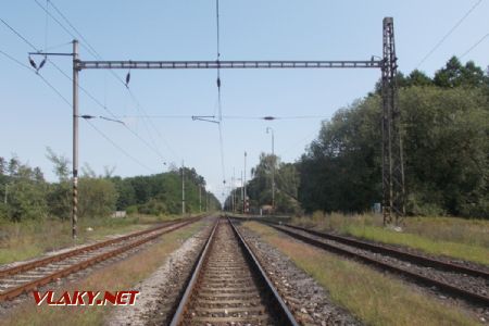 Gbely, Koľajisko stanice smer Holíč nad Moravou; 22.08.2017 © Michal Čellár