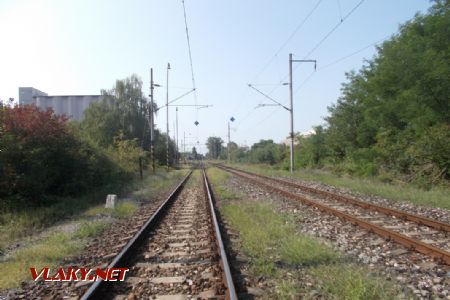 Gbely, Koľajisko stanice zo smeru Holíč nad Moravou; 22.08.2017 © Michal Čellár