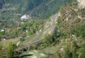 Pohled na zhlaví jedné ze stanic horského úseku Konjic- Bradina. 17.10.2007 © Elmir Vejzović