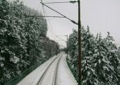 Zimní zalesněná krajina na trati Sarajevo- Mostar. 29.12.2007 © Elmir Vejzović