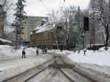 25.02.2009 - Jablonec n.N.: výjezd z konečné linky 11 Tyršovy sady © PhDr. Zbyněk Zlinský