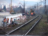 27.03.2009 - Králův Dvůr-Popovice: stavební práce poblíž zastávky © Michael Mareš