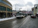 25.02.2009 - Liberec: dvojice vozů č. 48 (T3P-LF) + 34 (T3P Var CB3) linky 3 projela kolem Terminálu MHD © PhDr. Zbyněk Zlinský