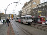 25.02.2009 - Liberec: dvojice vozů č. 56 (T3M) + 51 (T3M) na lince 3 v zastávce Fügnerova © PhDr. Zbyněk Zlinský