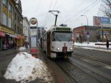 25.02.2009 - Liberec: dvojice vozů č. 50 (T3M) + 76 (T3M) na lince 3 na zastávce Rybníček © PhDr. Zbyněk Zlinský