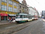 25.02.2009 - Liberec: dvojice vozů č. 47 (T3P-LF) + 24 (T3P Var CB3) na lince 3 přijíždí k zastávce Rybníček © PhDr. Zbyněk Zlinský