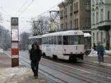 25.02.2009 - Liberec: dvojice vozů č. 83 (T3M) + 53 (T3M) na lince 3 v zastávce Nádraží © PhDr. Zbyněk Zlinský