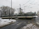25.02.2009 - Liberec: dvojice vozů č. 70 (T3M) + 67 (T3M) na lince 3 odjíždí od zastávky Nádraží © PhDr. Zbyněk Zlinský