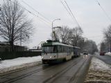 25.02.2009 - Liberec: dvojice vozů č. 48 (T3P-LF) a 34 (T3P Var CB3) na lince 3 přijíždí k zastávce Nádraží © PhDr. Zbyněk Zlinský