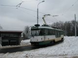 25.02.2009 - Liberec: dvojice vozů č. 47 (T3P-LF) + 24 (T3P Var CB3) vyjíždí ze smyčky konečné linky 3 Horní Hanychov © PhDr. Zbyněk Zlinský