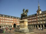 19.4.2009 - Madrid,náměstí Plaza Mayor, se sochou Karla III. © Jiří Mazal