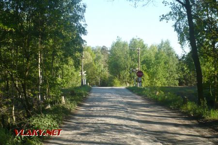 02.05.2009 - Předválečný způsob stavby silnic ve Velkopolsku: zpevněnou část používali lidé a vozy a nezpevněnou hospodářská zvířata © Jan Guzik