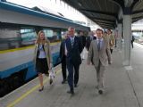 27.06.2009 - Wien Südbahnhof: G.Poschalko, člen představenstva ÖBB-Holding AG s doprovodem © PhDr. Zbyněk Zlinský