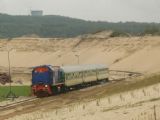 20.06.2009 - Zvláštní vlak vyjíždí z pískového lomu © Jan Guzik