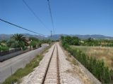 03.06.2009 - traťový úsek Son Reus - Son Sardina: trať a Serra de Tramuntana v pozadí © PhDr. Zbyněk Zlinský