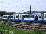 Původně amsterdamská tramvaj typu G9 ještě s původními nápisy v tramvajové vozovně GRAS. 6.5.2009 © Aleš Svoboda