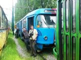 Odstavené tramvaje typu K2 u plotu vozovny Alipašino Pole. 6.5.2009 © Rastislav Štangl