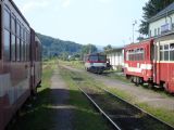 05 810.380 pokračuje v sólo jazde z Medzilaboriec do Medzilaboriec mesta, 15.08.2009, © Ing. Miloš Šefčík.