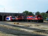 220.033 + A 506 + A 508 OSE, Thessaloniki depo, 1.7.2009 © lacino.h