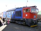 RD Zvolen - Rekonštruovaný rušeň ČD Cargo 755.001, 13.9.2008, © Ing.Marian Tihanyi