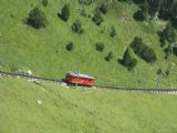 26.07.2009 - Pilatus. Ďalšia zubačka sa ''štverá'' strmhlav hore © Mária Gebhardtová