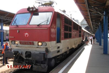 26.07.2009 - Žel. stanica Budapest-Keleti pu., vlak IC 344 Avala, Budapest-Keleti pu. - Bratislava hl. st. © František Halčák