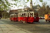 23.04.1996 - Szcecin Plac Tobrucki, Tram. N 286 + vl. 384 l.č. 3 © Václav Vyskočil