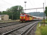 23.06.2008 - Česká Třebová: 151.014-2 přijíždí v čele IC 583 ''Jan Perner'' Praha hl.n. - Bohumín © PhDr. Zbyněk Zlinský