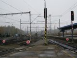 04.11.2009 - Havlíčkův Brod: jak vidno, vlaky na trati 238 místní smyčky využít nemohou © PhDr. Zbyněk Zlinský