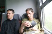 8.5.2008 - kdesi na trati ČD: a zbytek - vlevo Bratr Plukovník a vedle moje maličkost © Mixmouses