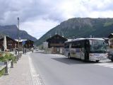 Setra dopravce Autoservizi Silvestri na lince do Pontresiny stojí na centrální zastávce v Livignu. 5.7.2009 © Aleš