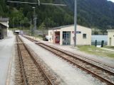 Čekárna stanice Miralago na břehu jezera Lago di Poschiavo. 5.7.2009 © Jan Přikryl