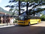 Přes 20 let starý autobus Setra dosud slouží na linkách Auto Postale Ticino. 8.7.2009 © Jan Přikryl