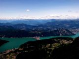 Střední část Lago di Lugano z vrcholu Monte Generoso. 8.7.2009 © Rastislav Štangl