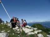 Vrcholové foto na Monte Generoso. 8.7.2009 © Tomáš Kraus