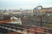 25.12.2009 - kdesi na trati: Masaryčka s Pražským hradem v pozadí © Mixmouses