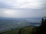 Pohled z hřebene Rigi k severu na Zugersee. 2.7.2009 © Jan Přikryl