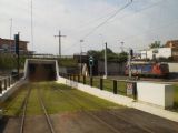 Trať tramavjové tratě z Curychu na letiště u nákladového nádraží Glattbrug. 14.7.2009 © Jan Přikryl