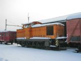 23.01.2010 - Výtopna Jaroměř: V 60-16995 (716.517-8) v zimním hávu © PhDr. Zbyněk Zlinský